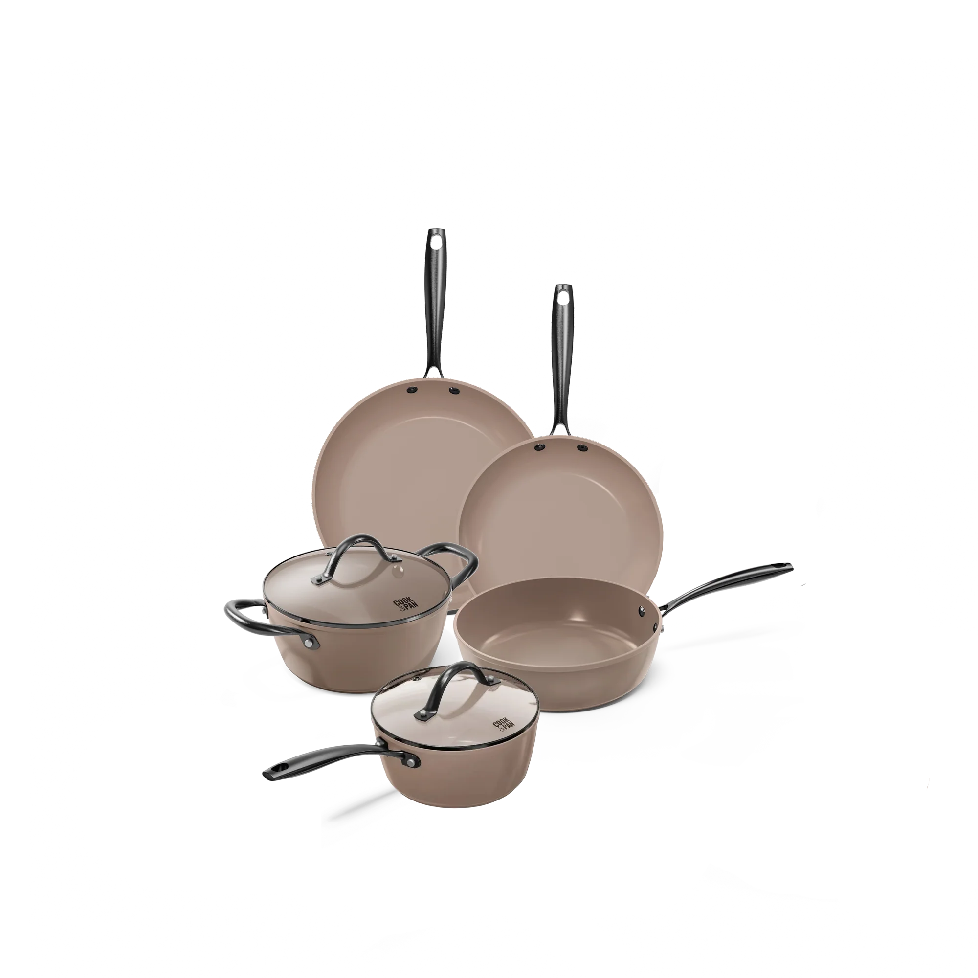 Taupe of Mind Pannenset 5-delig